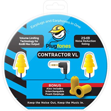 Plugfones Ear Plug Corded Plugfone Contractor Vl Alert