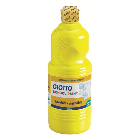 Giotto School Paint 1000ml - Primary Yellow Buy Online in Zimbabwe thedailysale.shop