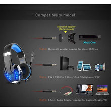 Load image into Gallery viewer, Raz Tech G9000 7.1 Gaming Headphone Computer Headset with Microphone-Blue
