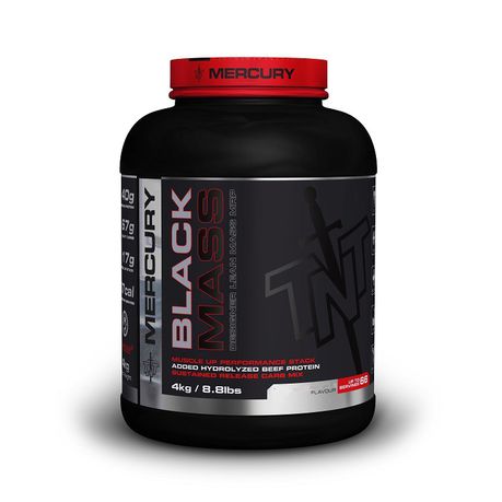 TNT Mercury Black Mass Designer Lean Mass MRP - White-Choc - 4kg Buy Online in Zimbabwe thedailysale.shop