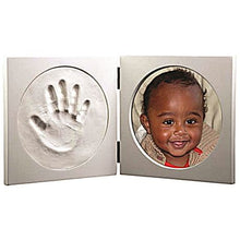 Load image into Gallery viewer, Round White Frame  and Clay Handprint kit
