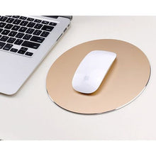 Load image into Gallery viewer, Aluminum Alloy Metal Round Mouse Pad
