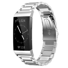 Load image into Gallery viewer, Killerdeals S/Steel Strap for Fitbit Charge 3/4 &amp; Sense - S/M - Silver
