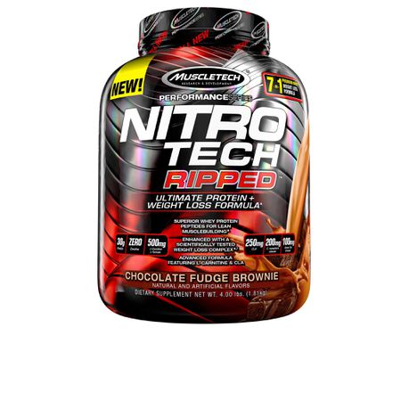 MuscleTech Nitro-Tech Ripped Performance Series Chocolate - 1.81kg Buy Online in Zimbabwe thedailysale.shop