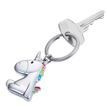 Load image into Gallery viewer, TROIKA Keyring with Unicorn Charm UNICORN
