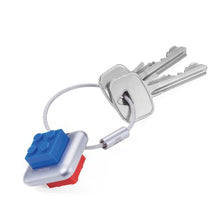 Load image into Gallery viewer, TROIKA Keyring with 4 Variable Building Blocks KEYSTONE
