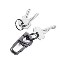 Load image into Gallery viewer, TROIKA Keyring Carabiner with Innovative Click Mechanism D-CLICK
