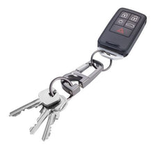 Load image into Gallery viewer, TROIKA Keyring Carabiner with Innovative Click Mechanism D-CLICK
