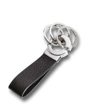 Load image into Gallery viewer, TROIKA Key-Click Leather Valet Keychain with Innovative Click Mechanism
