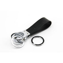 Load image into Gallery viewer, TROIKA Key-Click Leather Valet Keychain with Innovative Click Mechanism
