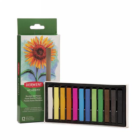 Derwent Academy Soft Pastels Set of 12 - DAS397 Buy Online in Zimbabwe thedailysale.shop