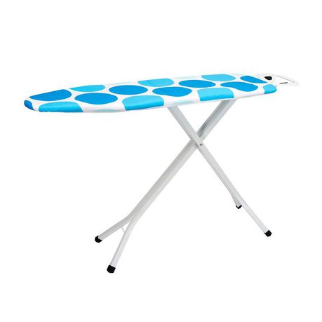 Retractaline - Premium Steel Mesh Top Ironing Board - Blue Polka Dots