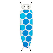 Load image into Gallery viewer, Retractaline - Premium Steel Mesh Top Ironing Board - Blue Polka Dots
