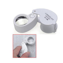 Load image into Gallery viewer, 40 x 25mm Jewellers Loupe Magnifier Magnifying Eye Glass - White
