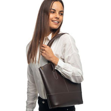 Load image into Gallery viewer, Kurgan Kenani St James Shopper bag - Brown
