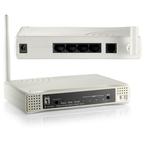 Level1, 150Mbps Wireless ADSL2+ Modem Router