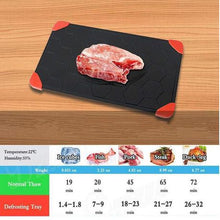 Load image into Gallery viewer, FAST DEFROSTING TRAY FROZEN FOOD MEAT THAWING PLATE BOARD
