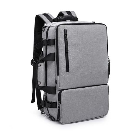 KAKA 2255 Functional 17.3 Laptop Travel Bag - Grey Buy Online in Zimbabwe thedailysale.shop