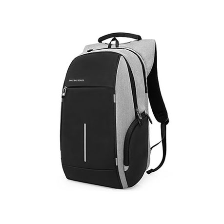 KAKA 2215 Anti-Theft Reflective Notebook Backpack - Grey