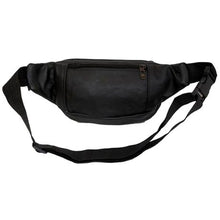 Load image into Gallery viewer, Fino Genuine Leather Moon Bag with 7 Pockets - Black
