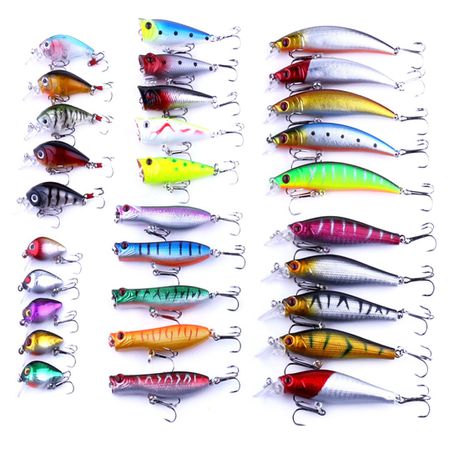 Hengjia 30pcs Minnow Fishing Lure Set 6 Models Buy Online in Zimbabwe thedailysale.shop