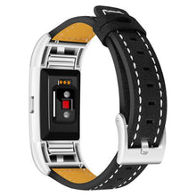 Load image into Gallery viewer, Killerdeals Leather Watch Band for Fitbit Charge 2 Black
