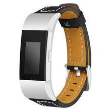 Load image into Gallery viewer, Killerdeals Leather Watch Band for Fitbit Charge 2 Black
