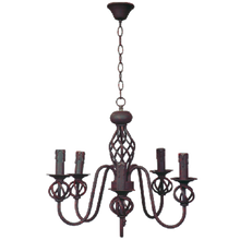 Load image into Gallery viewer, Wrought Iron Chandelier 5 Lights - Bright Star Lighting
