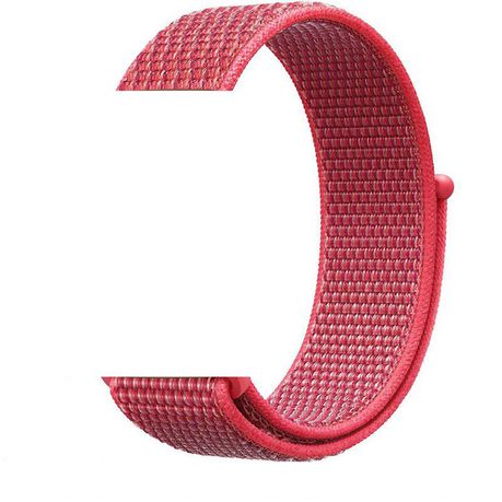 Nylon Loop Sports Strap for Apple Watch - Coral Pink (38mm or 40mm) Buy Online in Zimbabwe thedailysale.shop