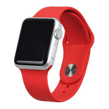 Load image into Gallery viewer, Silicon Strap for Apple Watch - Red (38mm or 40mm)
