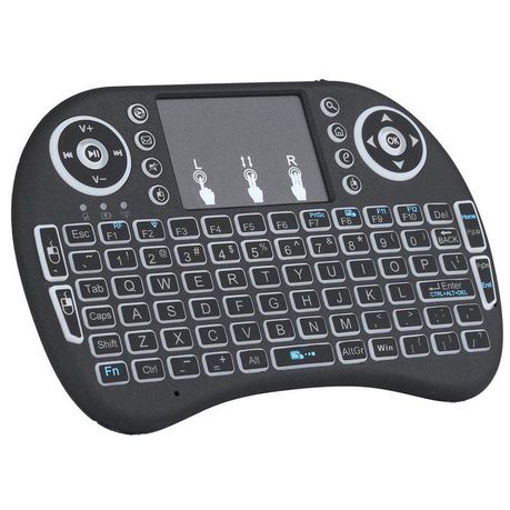 Mini Wi-Fi- Multimedia Keyboard With Touchpad & Backlit Buy Online in Zimbabwe thedailysale.shop