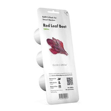 Load image into Gallery viewer, Click and Grow Red Leaf Beet Refill 3-Pack for Smart Herb Garden
