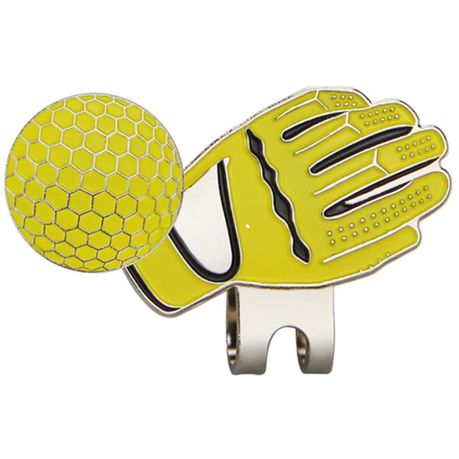 Yellow Glove Hat Clip