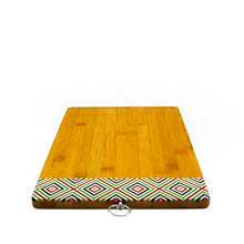 Load image into Gallery viewer, ALTA Bamboo Cutting Board with Pattern - Colour Stripes
