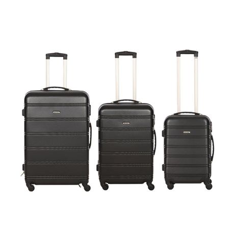 3 Piece Premium Luggage Set - Black