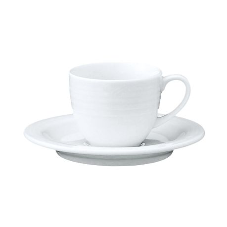 Noritake - Arctic White Espresso Cups and Saucers - Set of 4 Buy Online in Zimbabwe thedailysale.shop