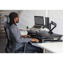 Load image into Gallery viewer, Flexispot F7DB Dual Screen Height Adjustable Monitor Arm Mount
