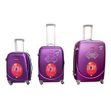 Load image into Gallery viewer, 3 Piece Lightweight Luggage Set - Purple
