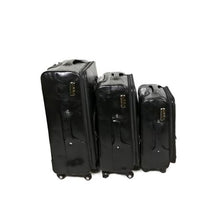 Load image into Gallery viewer, Mooistar Set of 3 PU Leather Travel Suitcases 28&#39;24&#39;22&#39;inch-Black
