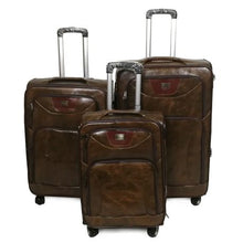 Load image into Gallery viewer, Mooistar Set of 3 PU Leather Travel Suitcases 28&#39;24&#39;25&#39;inch-Coffee
