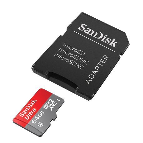 SanDisk Ultra 64GB microSDXC UHS-I Card with Adapter (Class 10) Buy Online in Zimbabwe thedailysale.shop