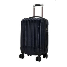 Load image into Gallery viewer, Hazlo 5 Piece ABS+PC Hard Luggage Bag Set with Trolley - Black
