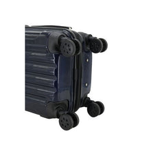 Load image into Gallery viewer, Hazlo 5 Piece ABS+PC Hard Luggage Bag Set with Trolley - Black
