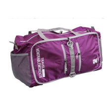 Load image into Gallery viewer, Hazlo Sports Carry Duffel Bag with Foldable Zipper - Purple
