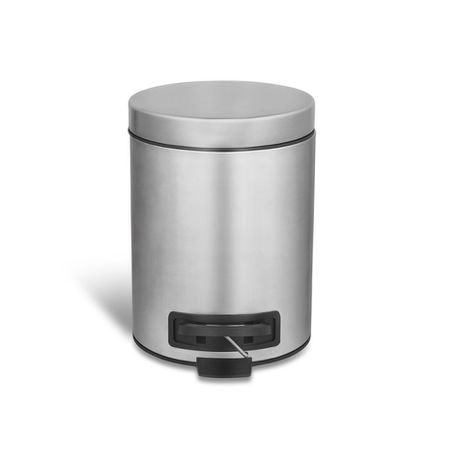 NineStars Step-On Stainless Steel Trash Can - 5L Buy Online in Zimbabwe thedailysale.shop