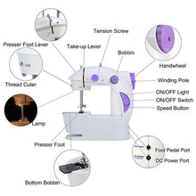 Load image into Gallery viewer, Mini Sewing Machine with Foot Pedal
