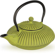 Load image into Gallery viewer, Ibili - Oriental Cast Iron Tetsubin Teapot With Infuser Verde 780ml
