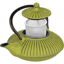 Load image into Gallery viewer, Ibili - Oriental Cast Iron Tetsubin Teapot With Infuser Verde 780ml
