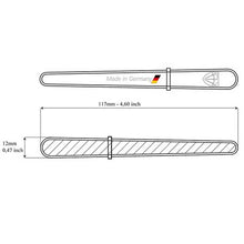 Load image into Gallery viewer, Kellermann 3 Swords Sapphire Nail File Double-Sided with Hard Cover BS 4825
