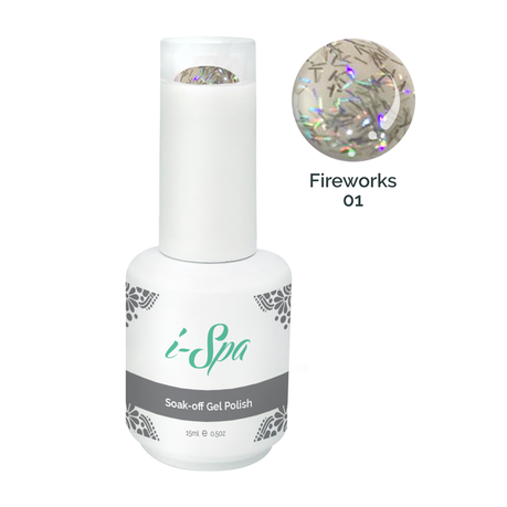 15ml i-Spa Gel Polish - Fireworks 01